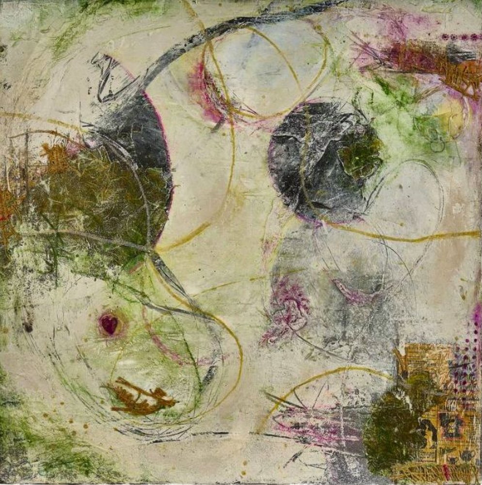 Organic Abstract Layers by Deb Chaney