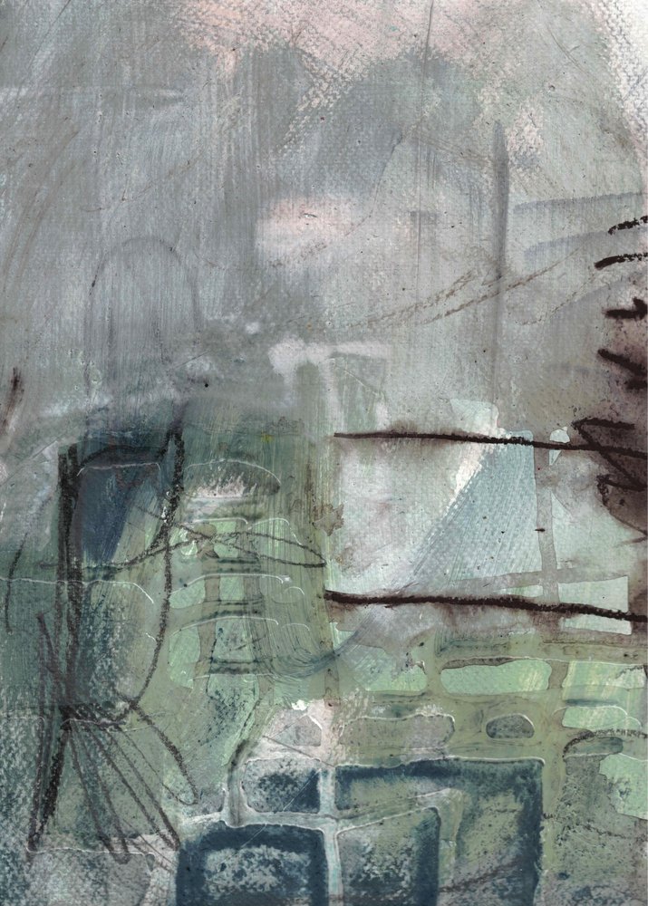 Subtle Geometric Layers by Deb Chaney