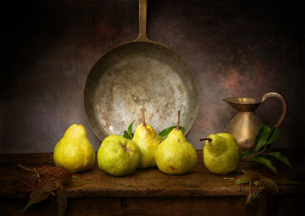Rustic Pear Still Life by Denis O Reilly