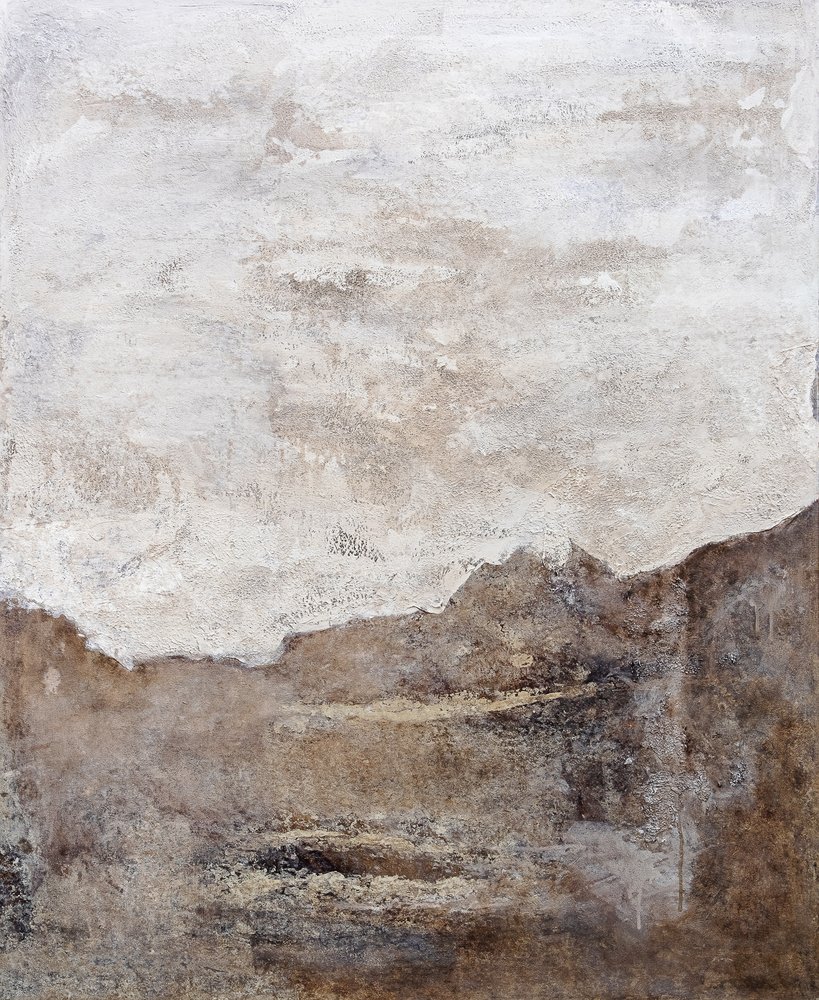 Muted Mountain Landscape by Denise Quah