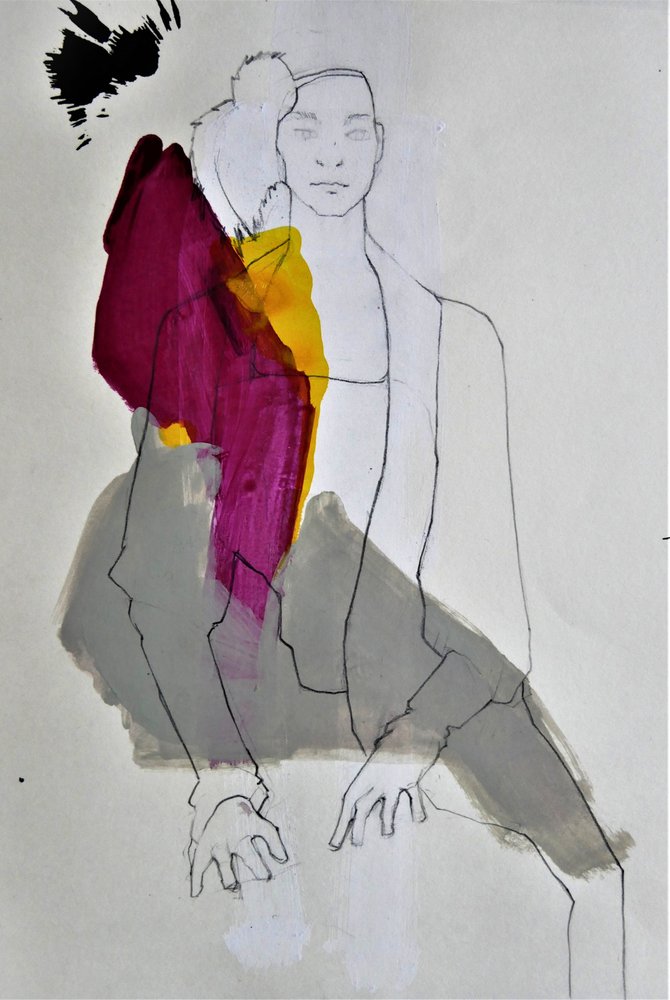 Abstract Fashion Figure by Doris Schmitz