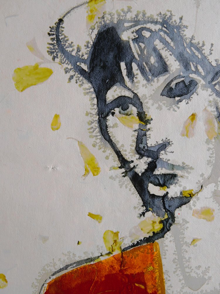 Abstract Woman Portrait by Doris Schmitz