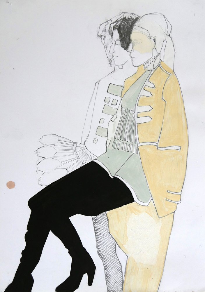 Chic Fashion Illustration by Doris Schmitz
