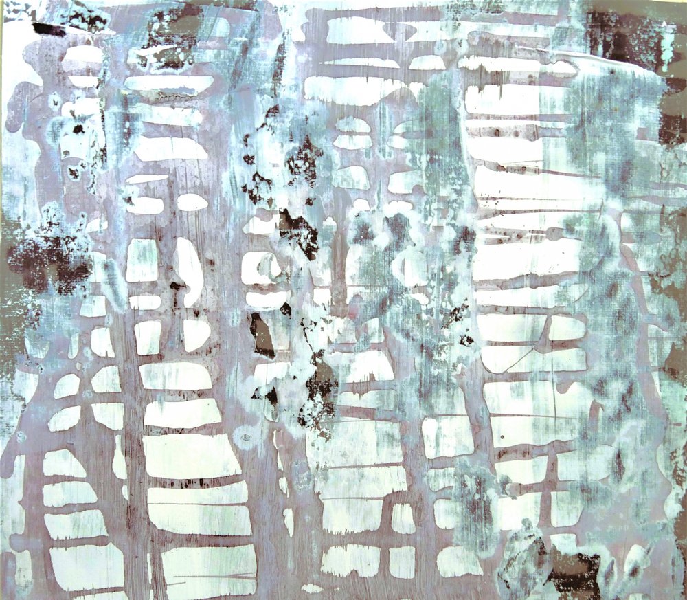 Distressed Urban Grid by Doris Schmitz