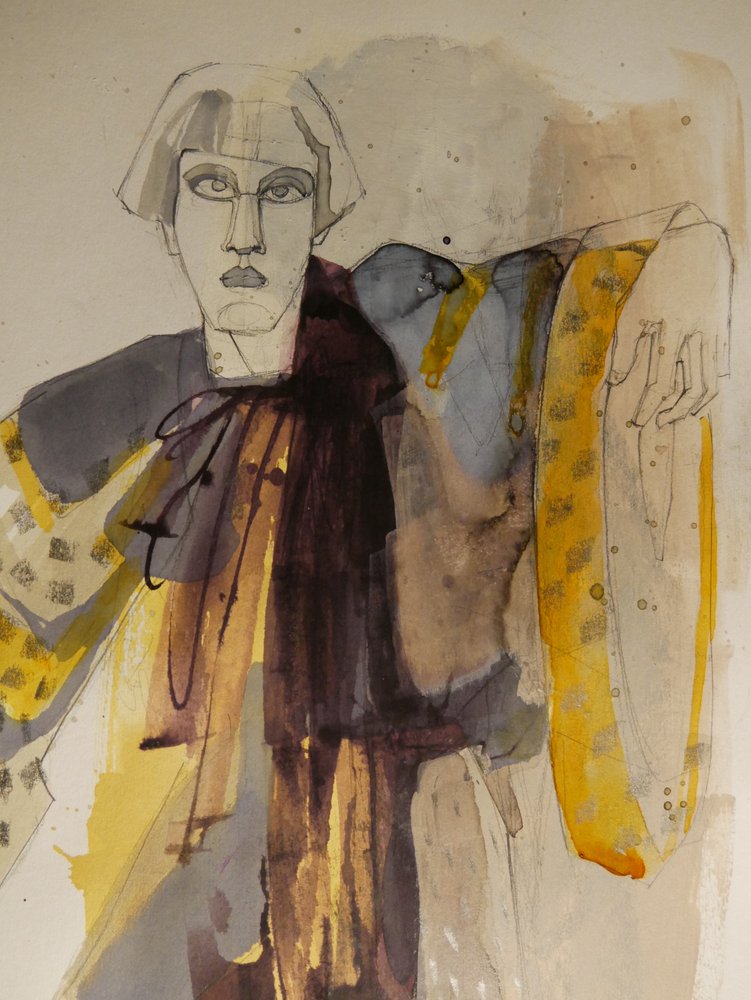 Elegant Fashion Figure by Doris Schmitz