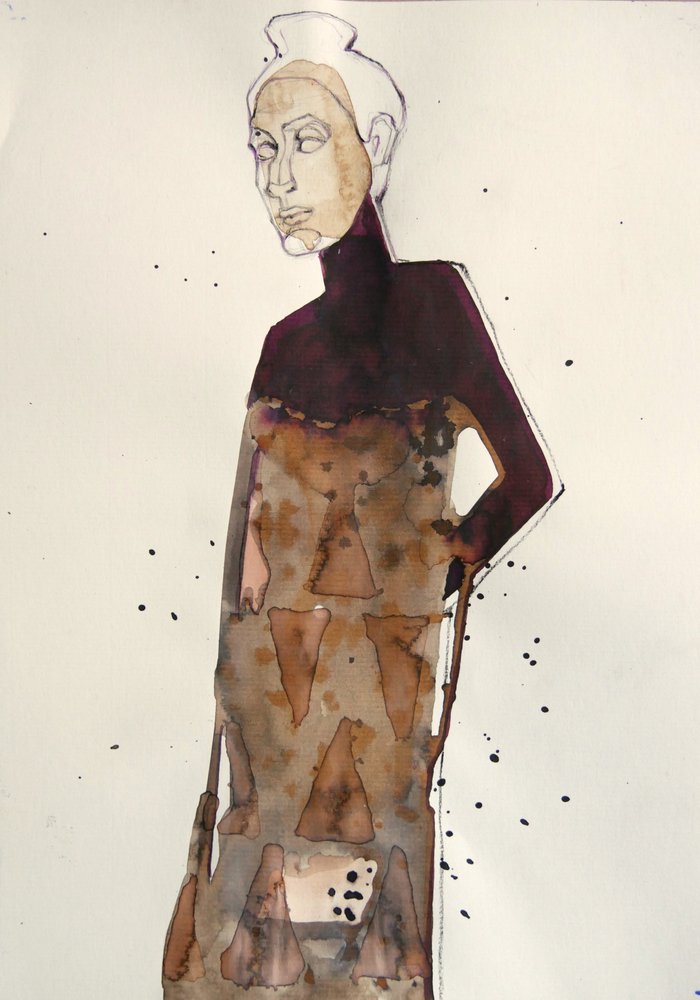 Elegant Fashion Figure by Doris Schmitz