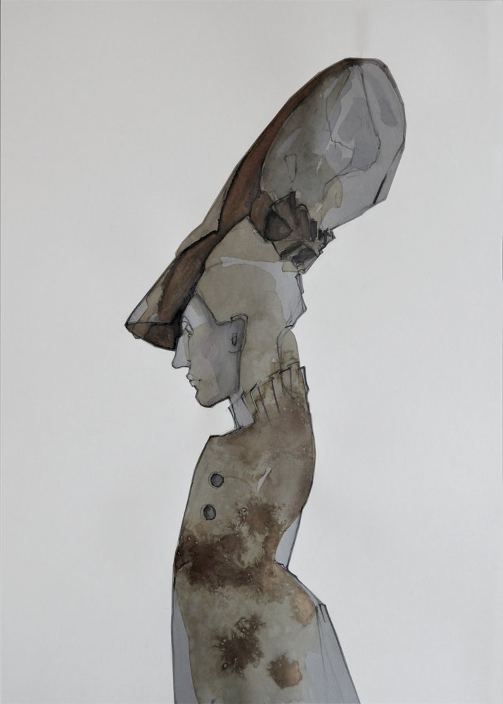Elegant Figure Profile by Doris Schmitz