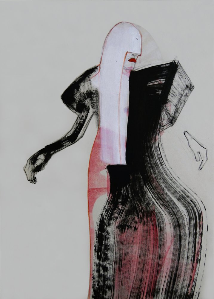 Elegant Red Lip Fashion by Doris Schmitz