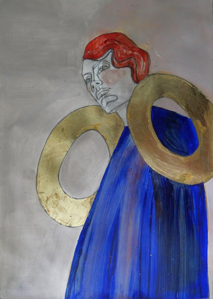 Golden Rings Figure by Doris Schmitz