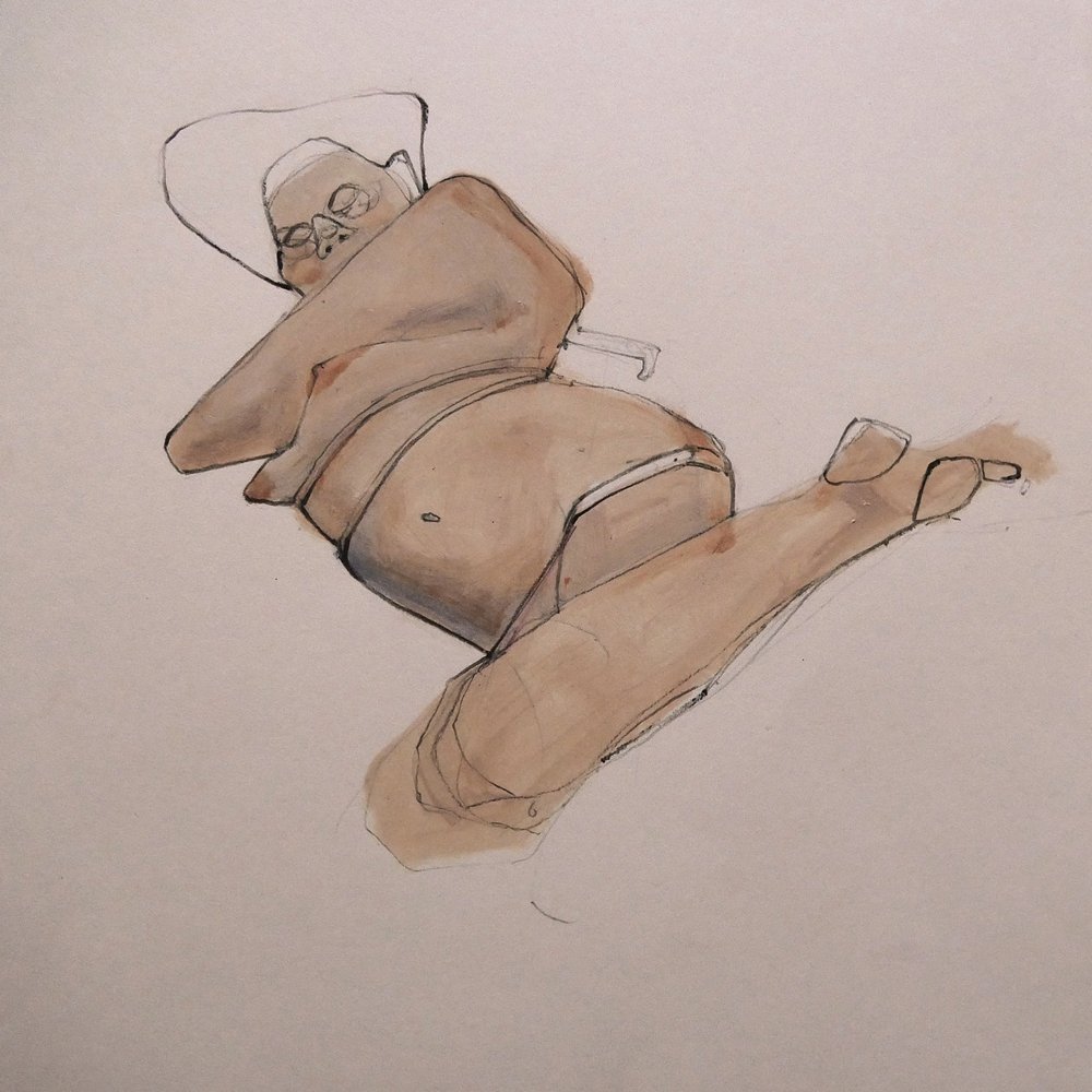 Relaxed Beach Woman by Doris Schmitz