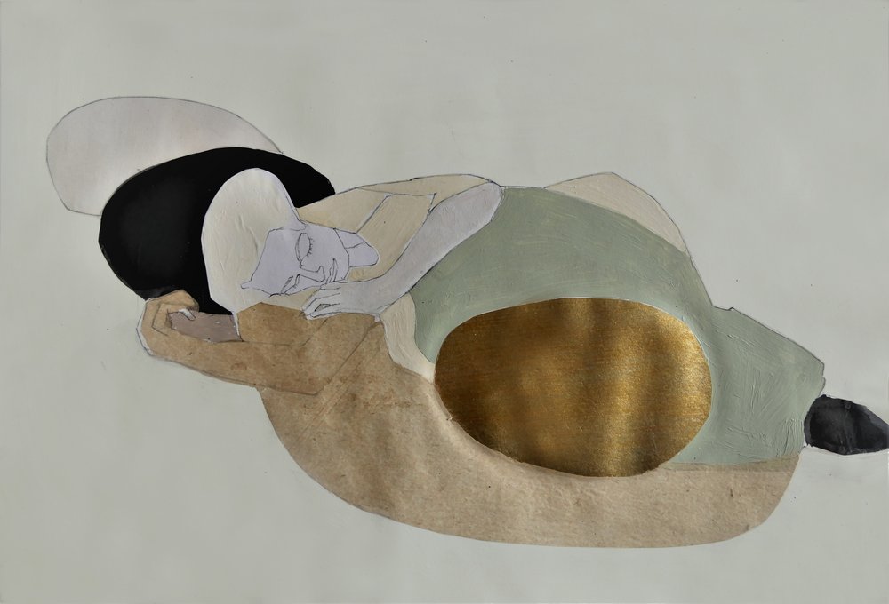 Serene Golden Repose by Doris Schmitz
