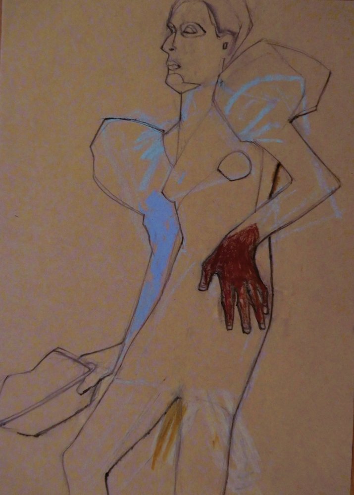 Stylized Fashion Figure by Doris Schmitz