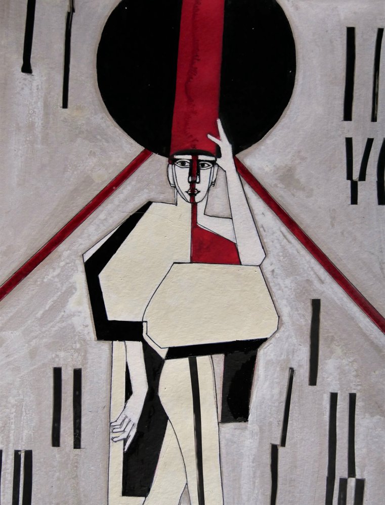 Stylized Fashion Figure by Doris Schmitz