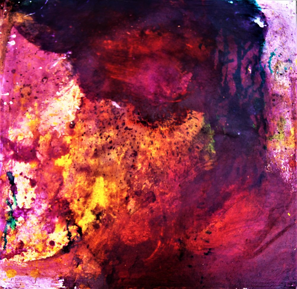 Vibrant Abstract Swirl by Doris Schmitz