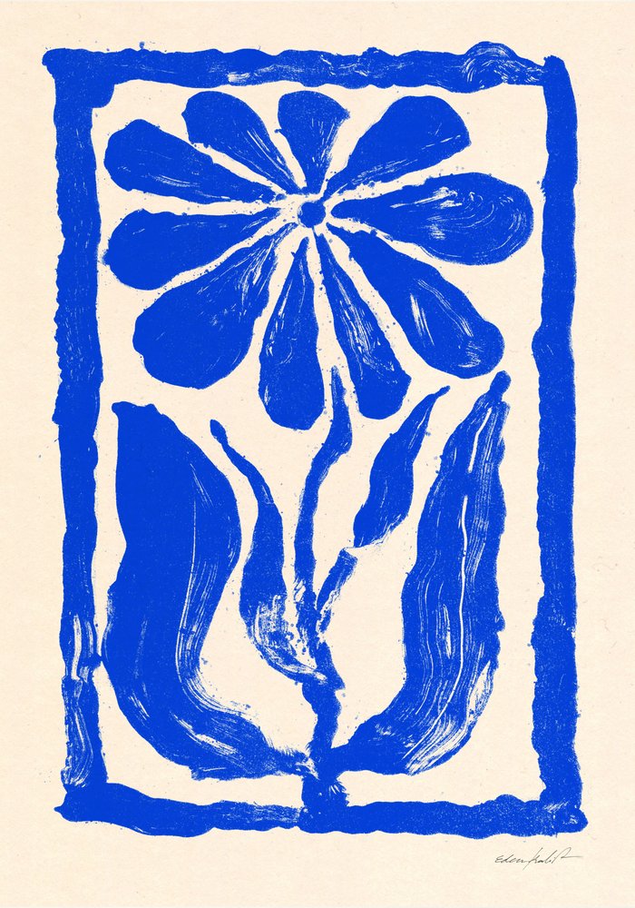Blue Flower by EDEN KALIF