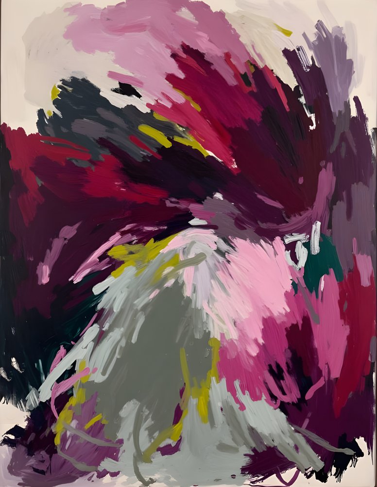 Vibrant Abstract Swirl by Edie