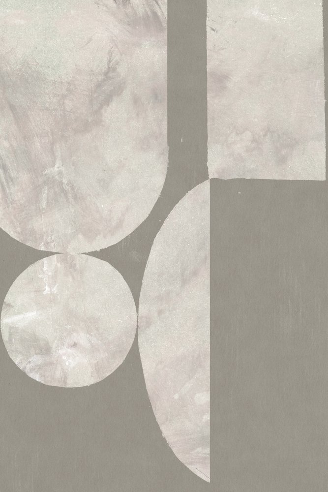 Muted Geometric Abstract by Edward Selkirk