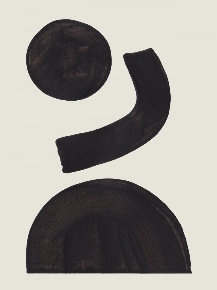Abstract Black Shapes by Ejaaz Haniff