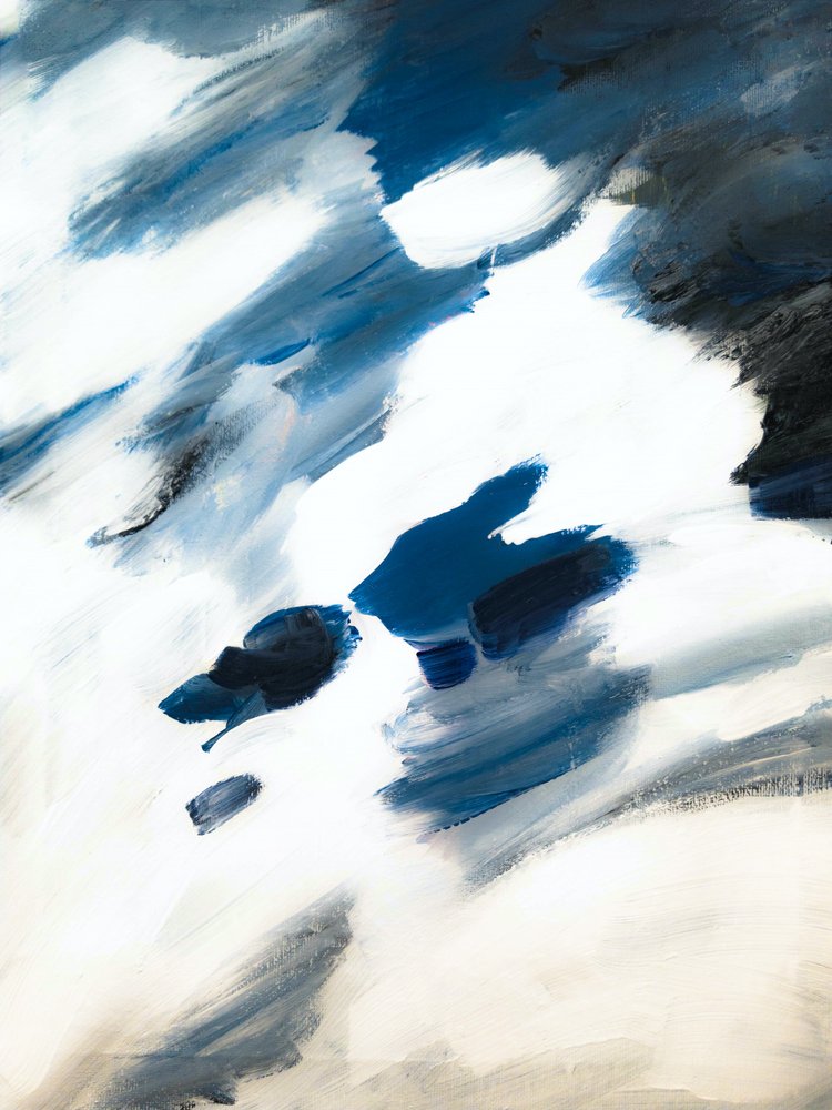 Cool Blue Abstraction by Ejaaz Haniff