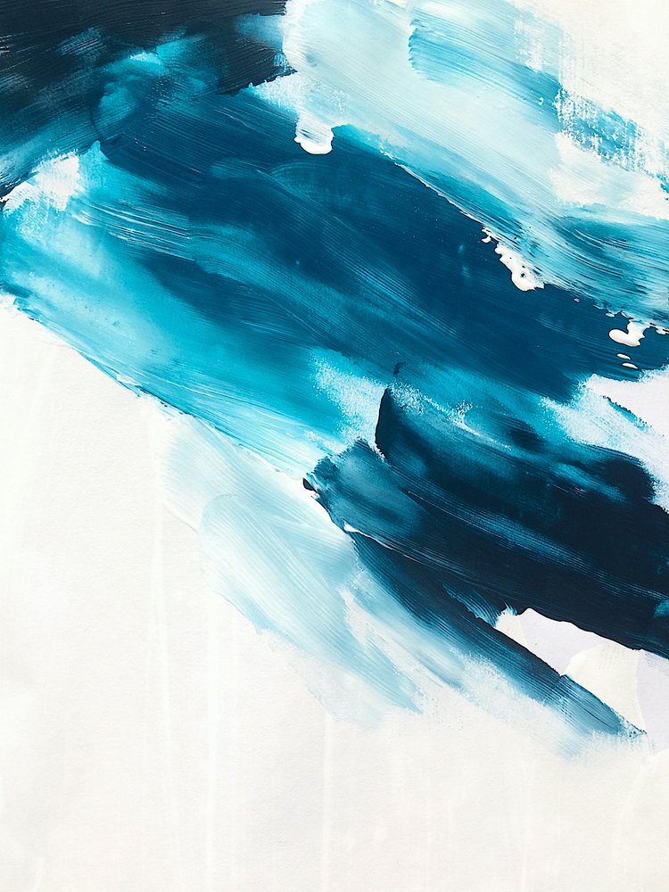 Dynamic Blue Waves by Ejaaz Haniff