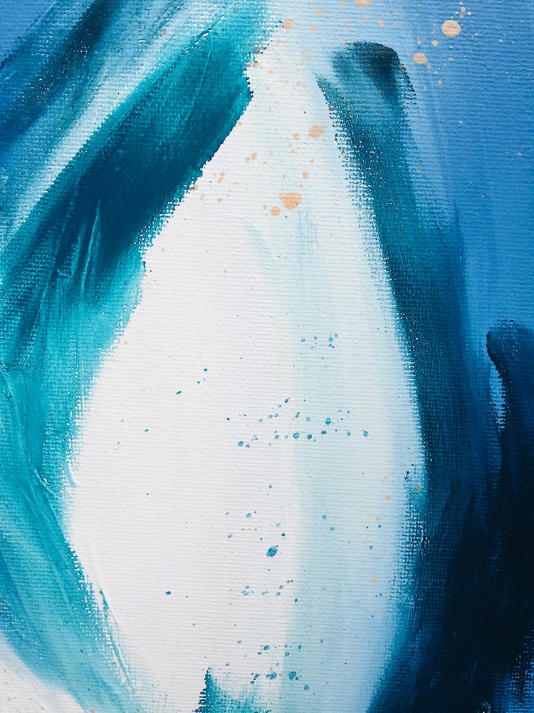 Fluid Blue Movement by Ejaaz Haniff