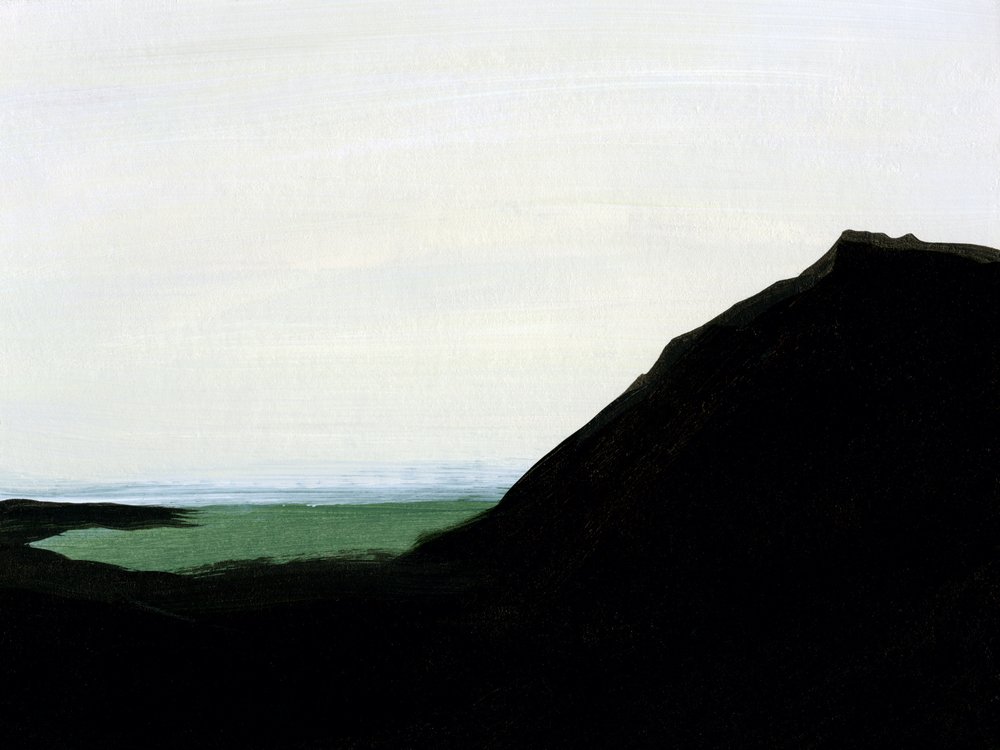 Minimal Mountain Landscape by Ejaaz Haniff