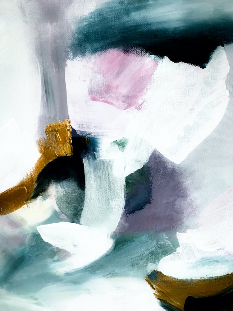 Modern Abstract Gold by Ejaaz Haniff