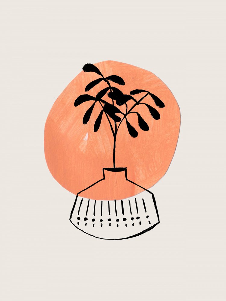 Modern Botanical Still Life by Ejaaz Haniff