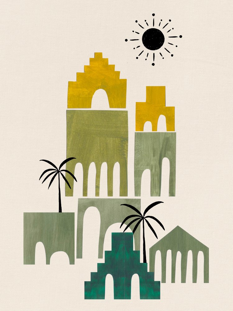 Sunny Desert Architecture by Ejaaz Haniff