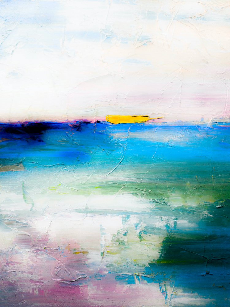 Vibrant Ocean Horizon by Ejaaz Haniff