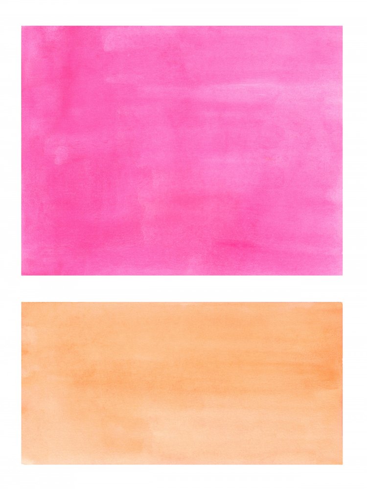 Vibrant Pink Orange Blocks by Ejaaz Haniff