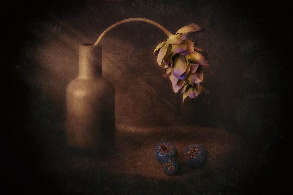 Moody Flower Vase by Elena Arjona