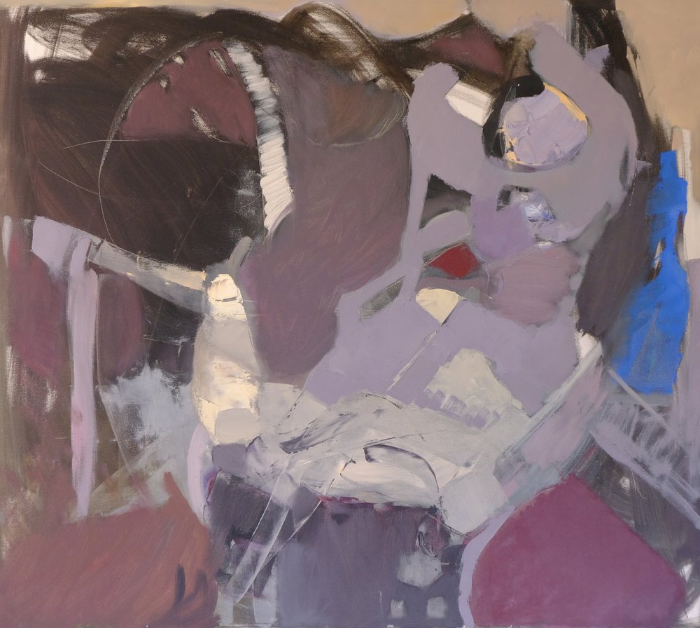 Abstract Lavender Dream by Elena Shraibman