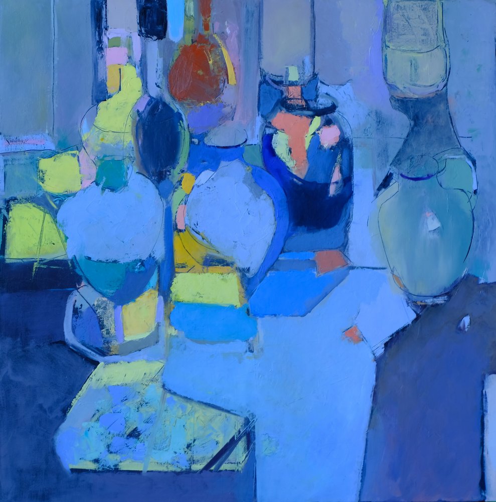 Colorful Abstract Still Life by Elena Shraibman