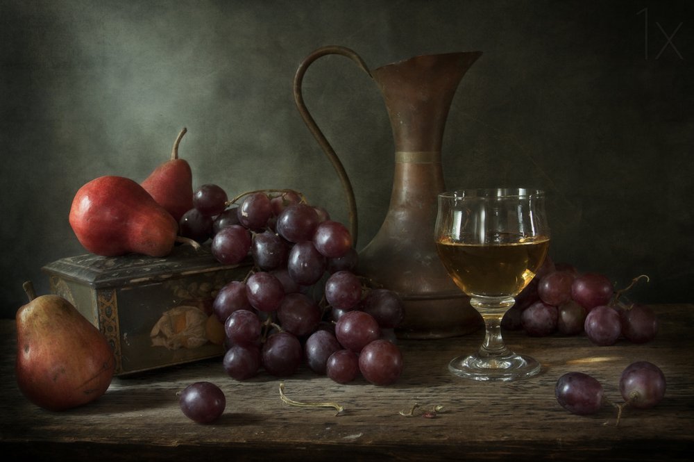 Autumn Still Life Table by Eleonora Grigorjeva