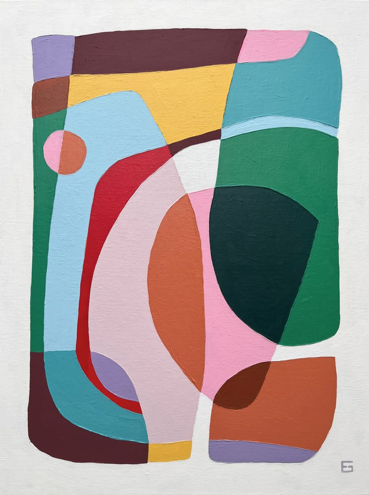 Vibrant Abstract Shapes by Ellen Greup
