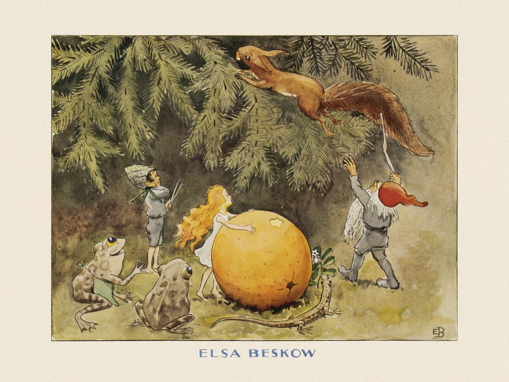 The Sun Egg - The Squirrel by Elsa Beskow