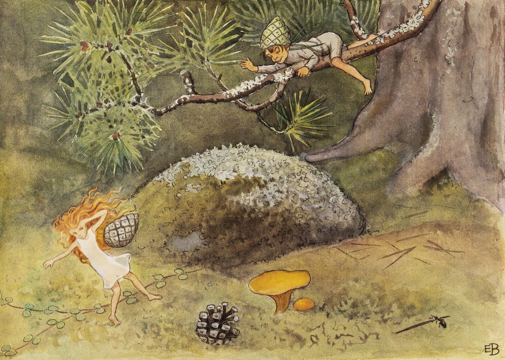The Sun Egg Cones (1932) by Elsa Beskow