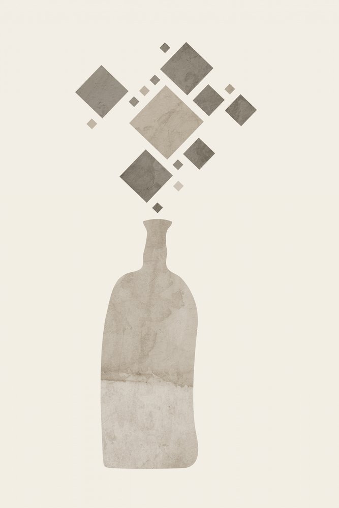 Abstract Geometric Vessel by Ema Paraschiv