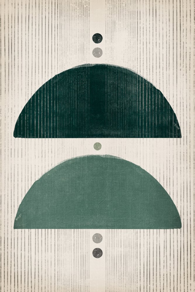 Abstract Green Balance by Ema Paraschiv