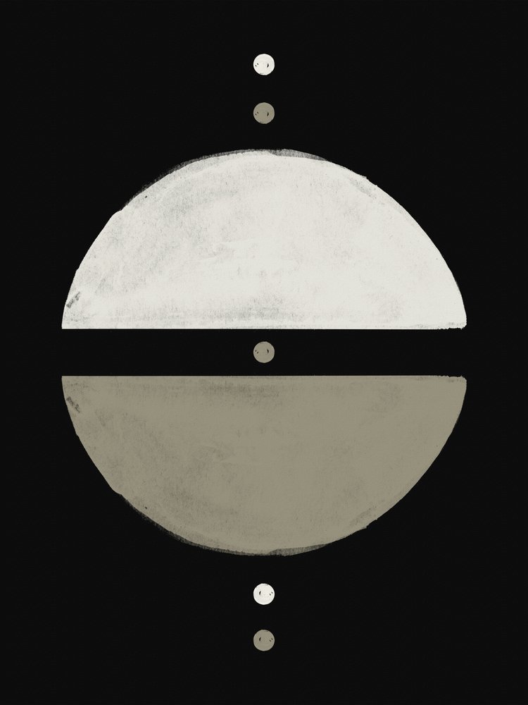 Balanced Abstract Circle by Ema Paraschiv