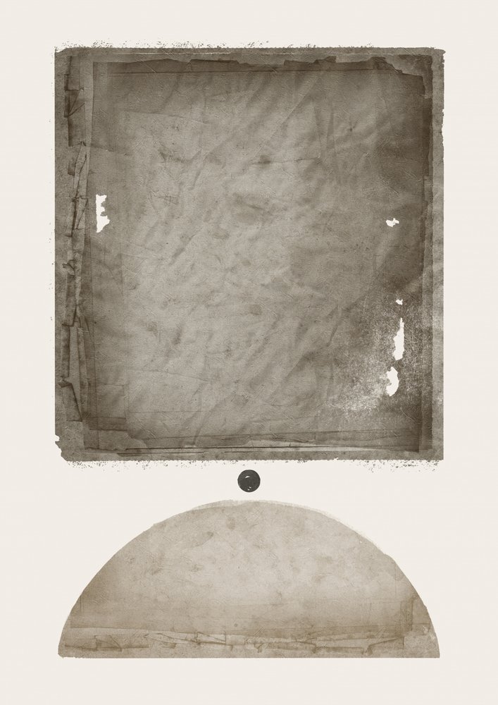 Distressed Abstract Shapes by Ema Paraschiv