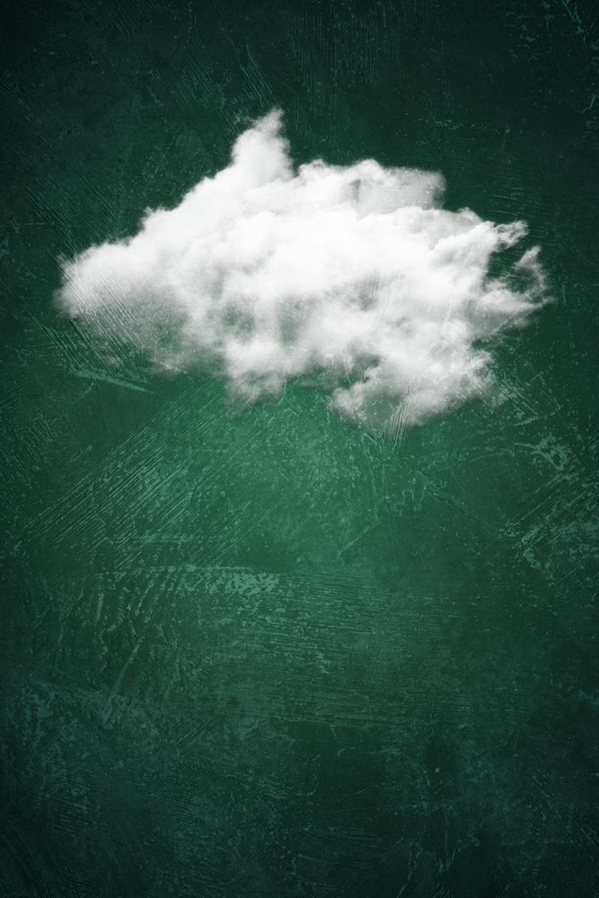Dreamy Cloud Green Texture by Ema Paraschiv