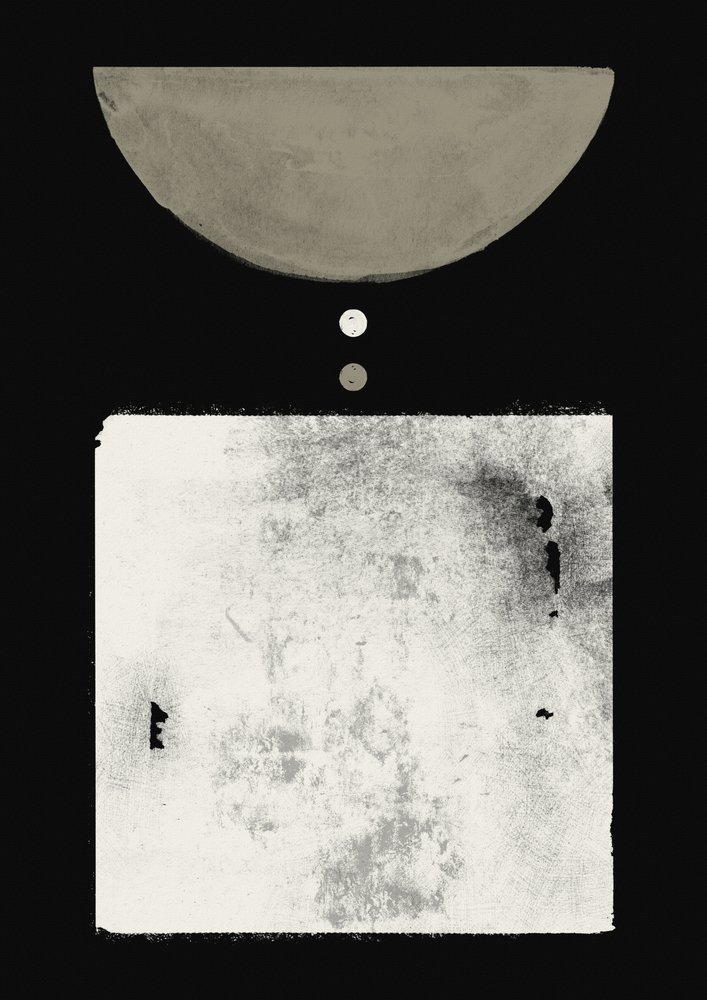 Geometric Balance Abstract by Ema Paraschiv