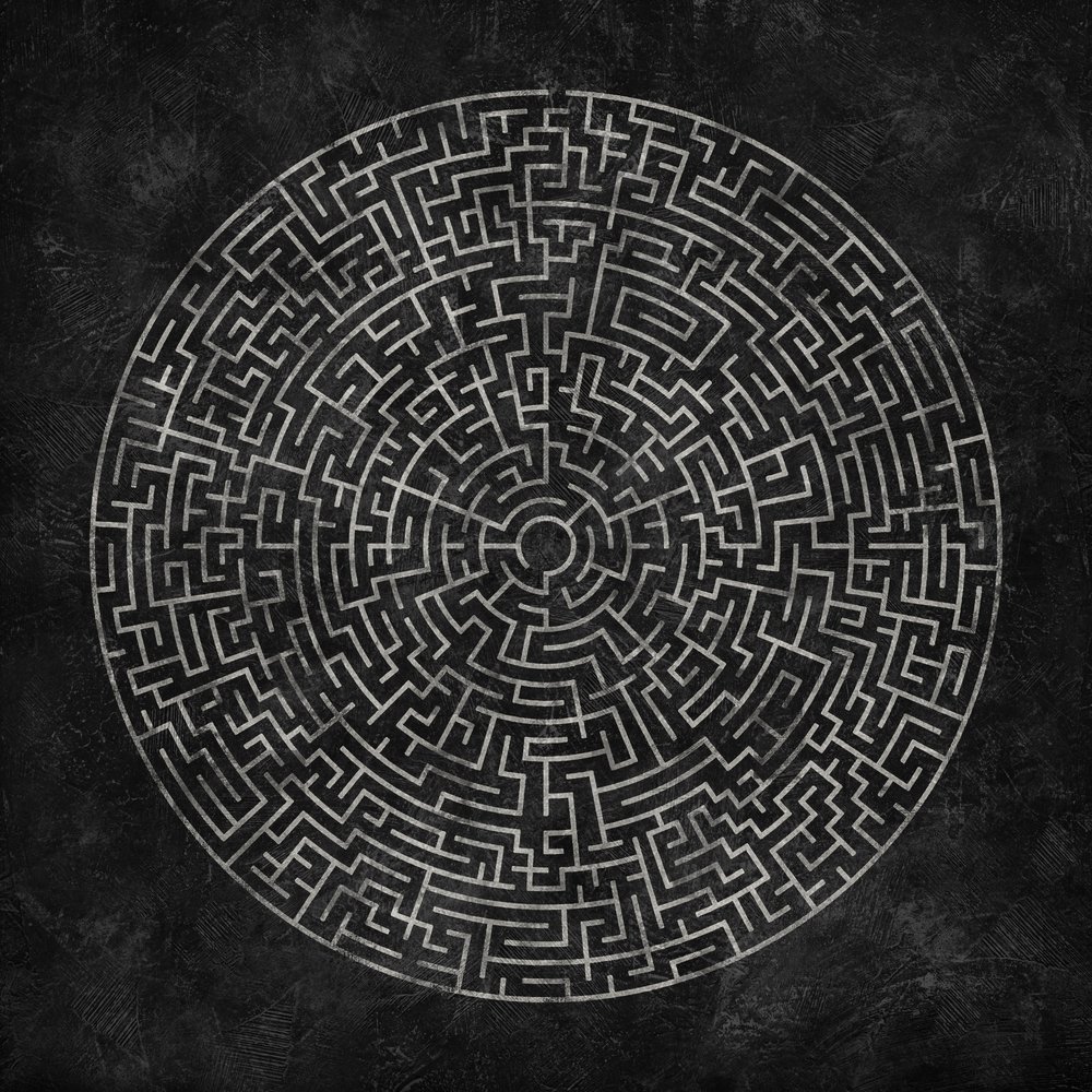 Intricate Circular Maze by Ema Paraschiv