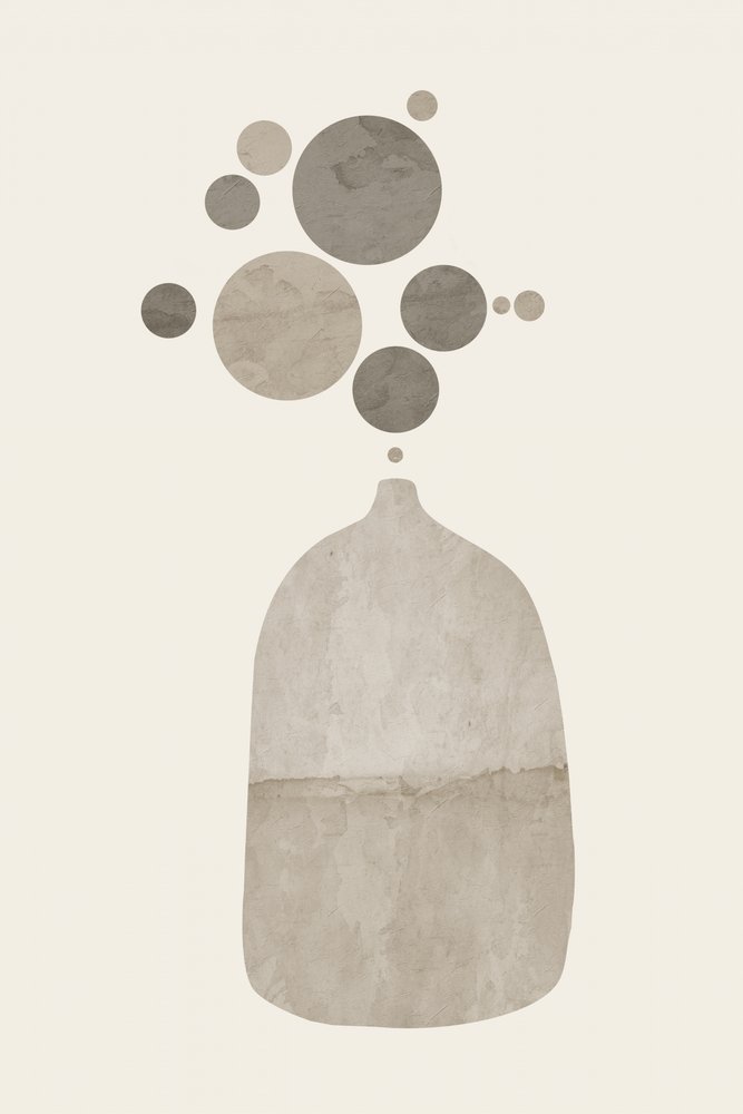 Organic Abstract Vase by Ema Paraschiv