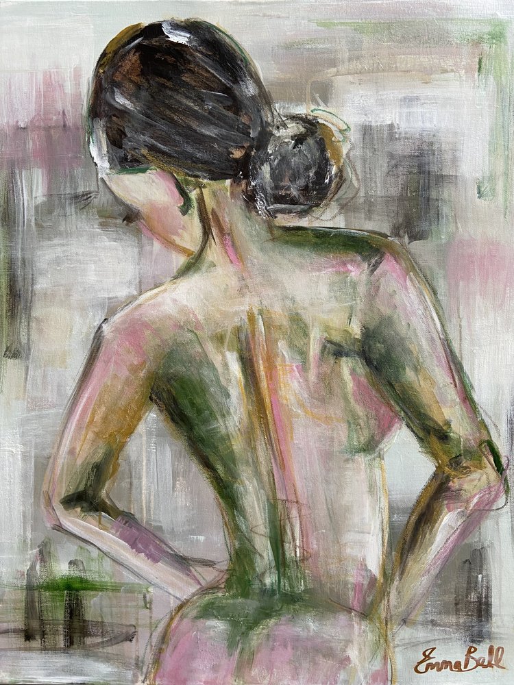 Graceful Abstract Nude by Emma Bell
