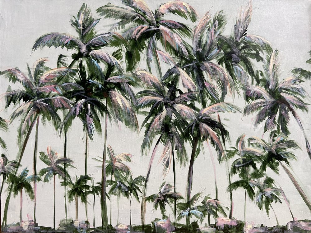 Lush Tropical Palms by Emma Bell