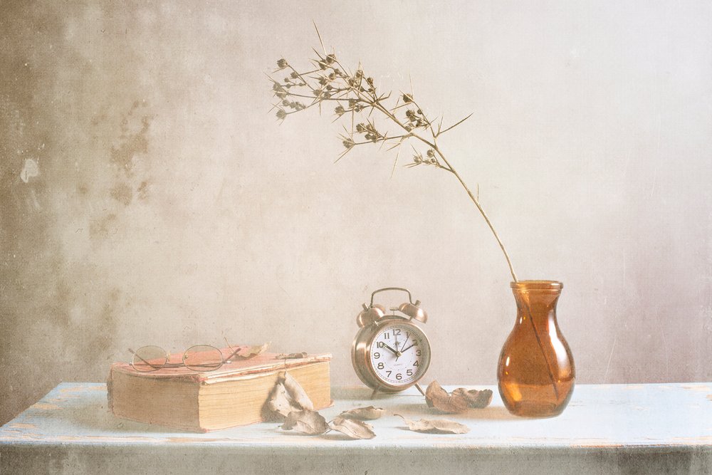 Nostalgic Autumn Reading by Eyal Amer