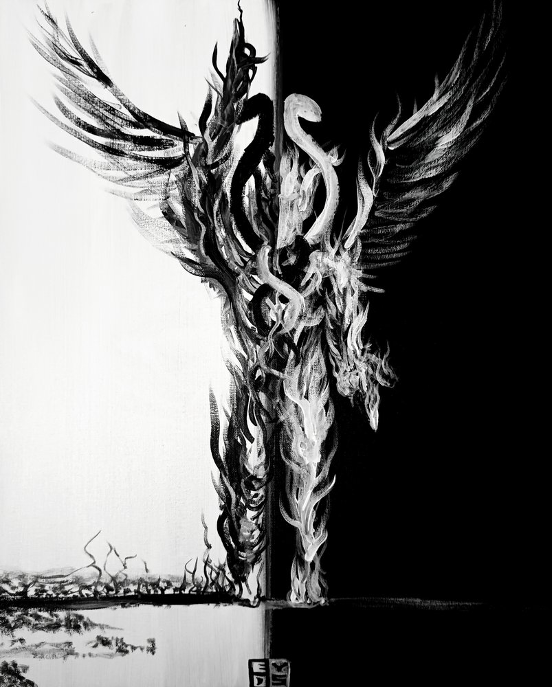 Fiery Duality Figure by Ezekiel Y.D. Schmitt